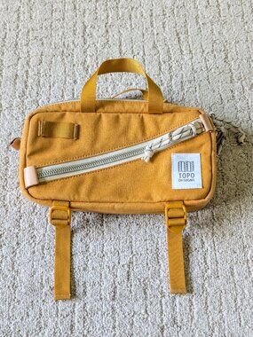 Topo Designs Unisex Mini Quick Pack Crossbody - Mustard